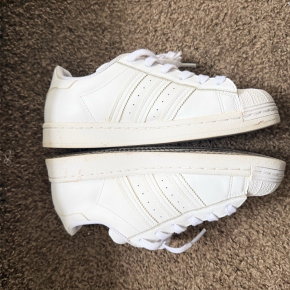 ADIDAS Superstar white sneakers Men Size US 7 - Picture 5 of 7